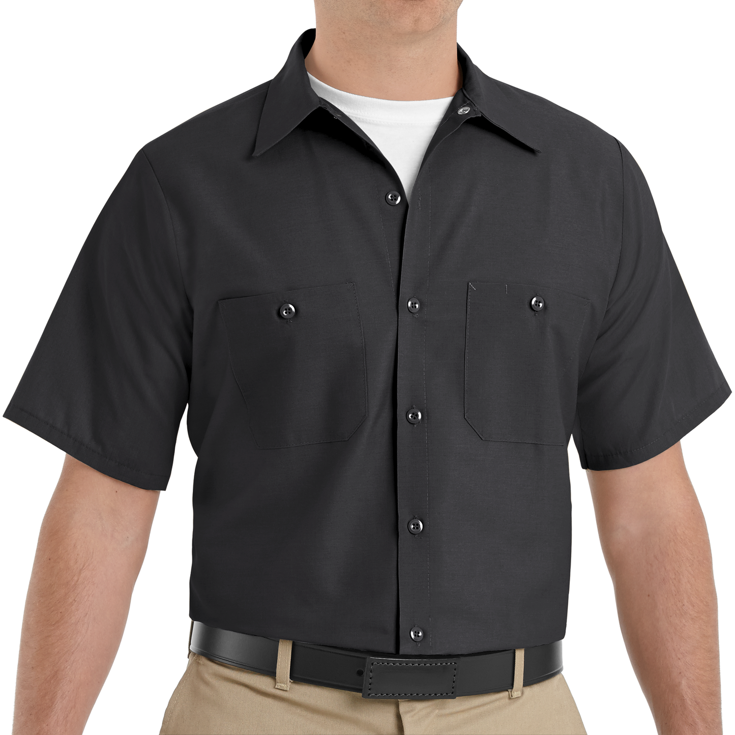 Red Kap Men's Short Sleeve Industrial Work Shirt - SP24