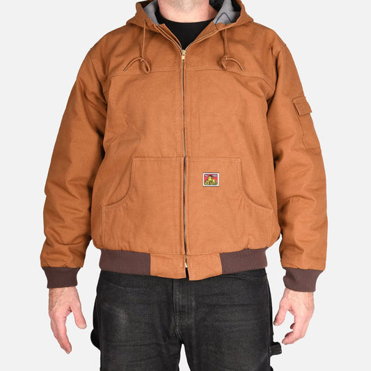 Ben Davis Canvas Hooded Jacket, Front Zipper