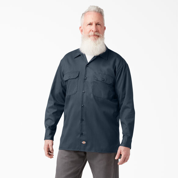 Dickies Long Sleeve Work Shirt Airforce Blue