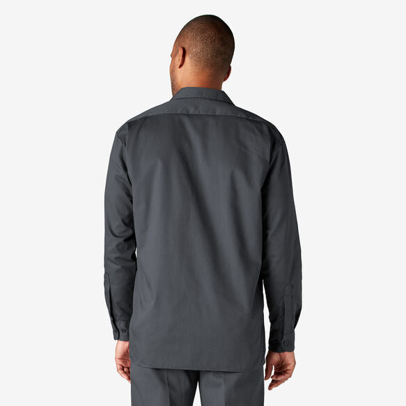 Dickies Long Sleeve Work Shirt Charcoal Gray