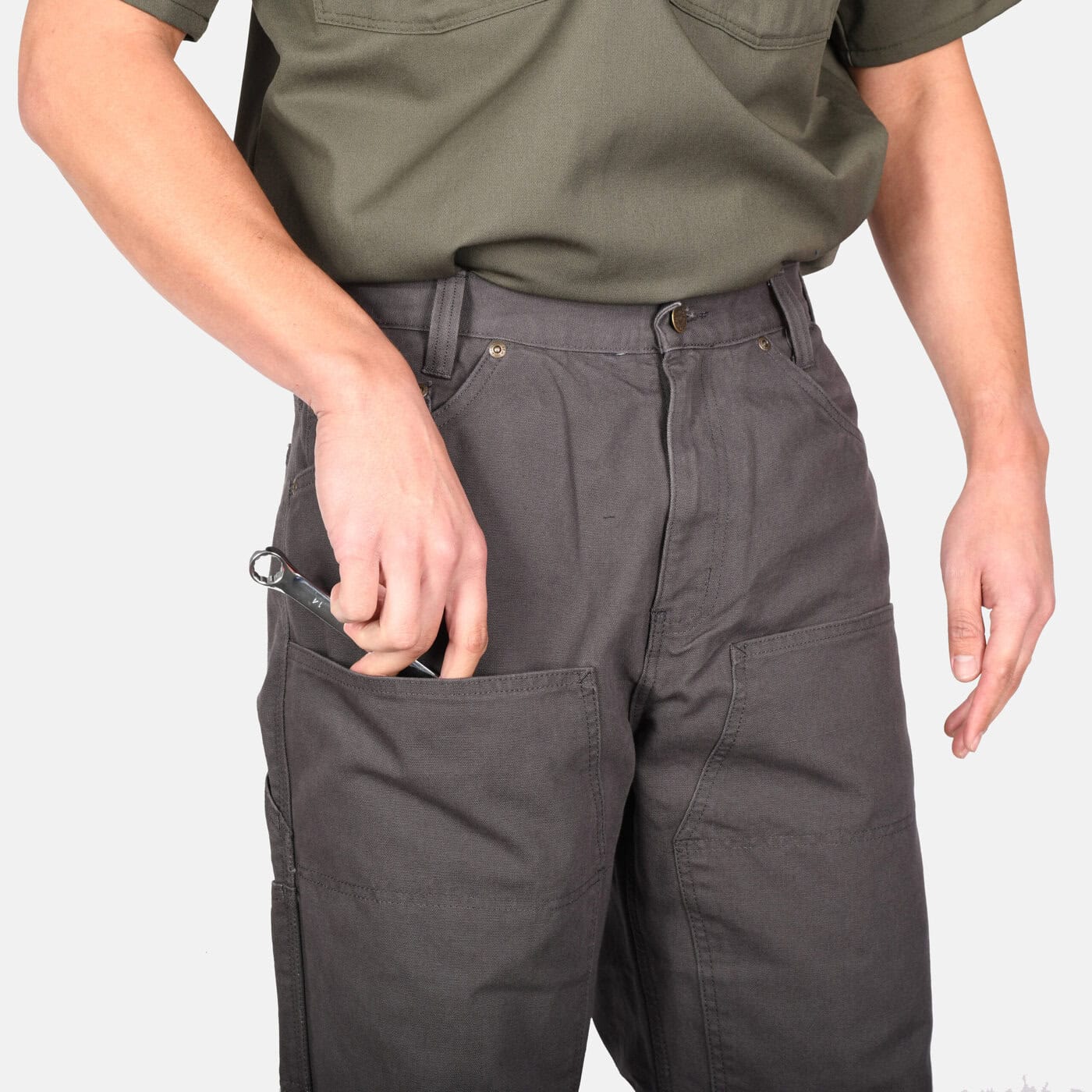 Ben Davis Canvas Double Knee Carpenter Pants