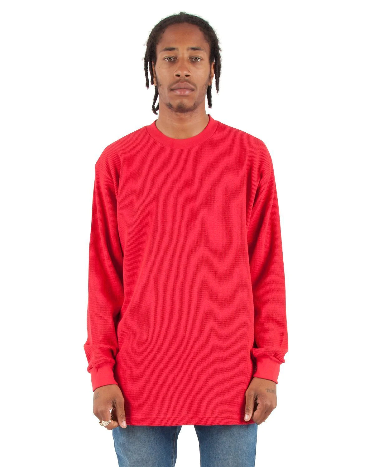 Red thermal 2025 long sleeve shirt