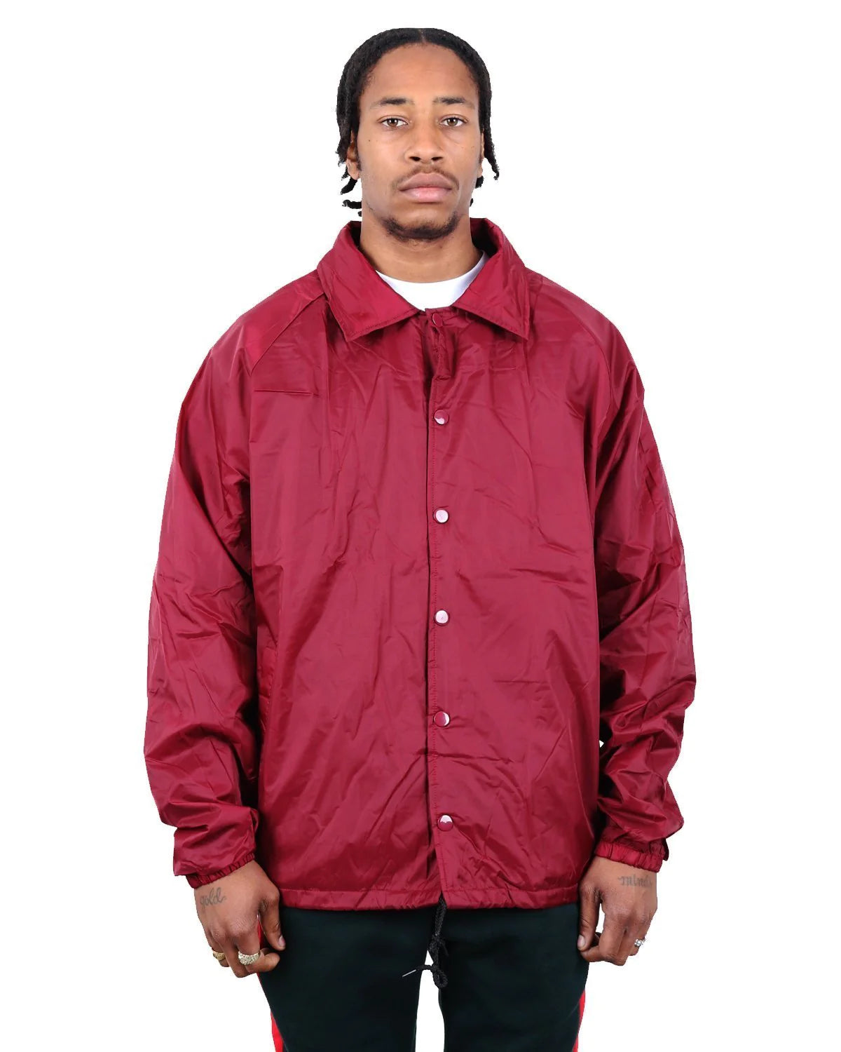 Maroon sales coach jacket