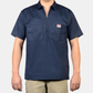 Ben Davis Short Sleeve Solid, 1/2 Zip