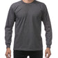 Pro Club Men's Heavyweight Cotton Long Sleeve Crew Neck T-Shirt