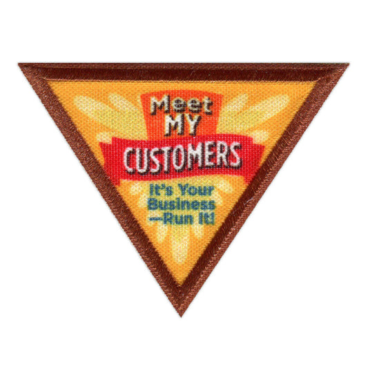 Girl Scouts Brownie Meet My Customers Badge