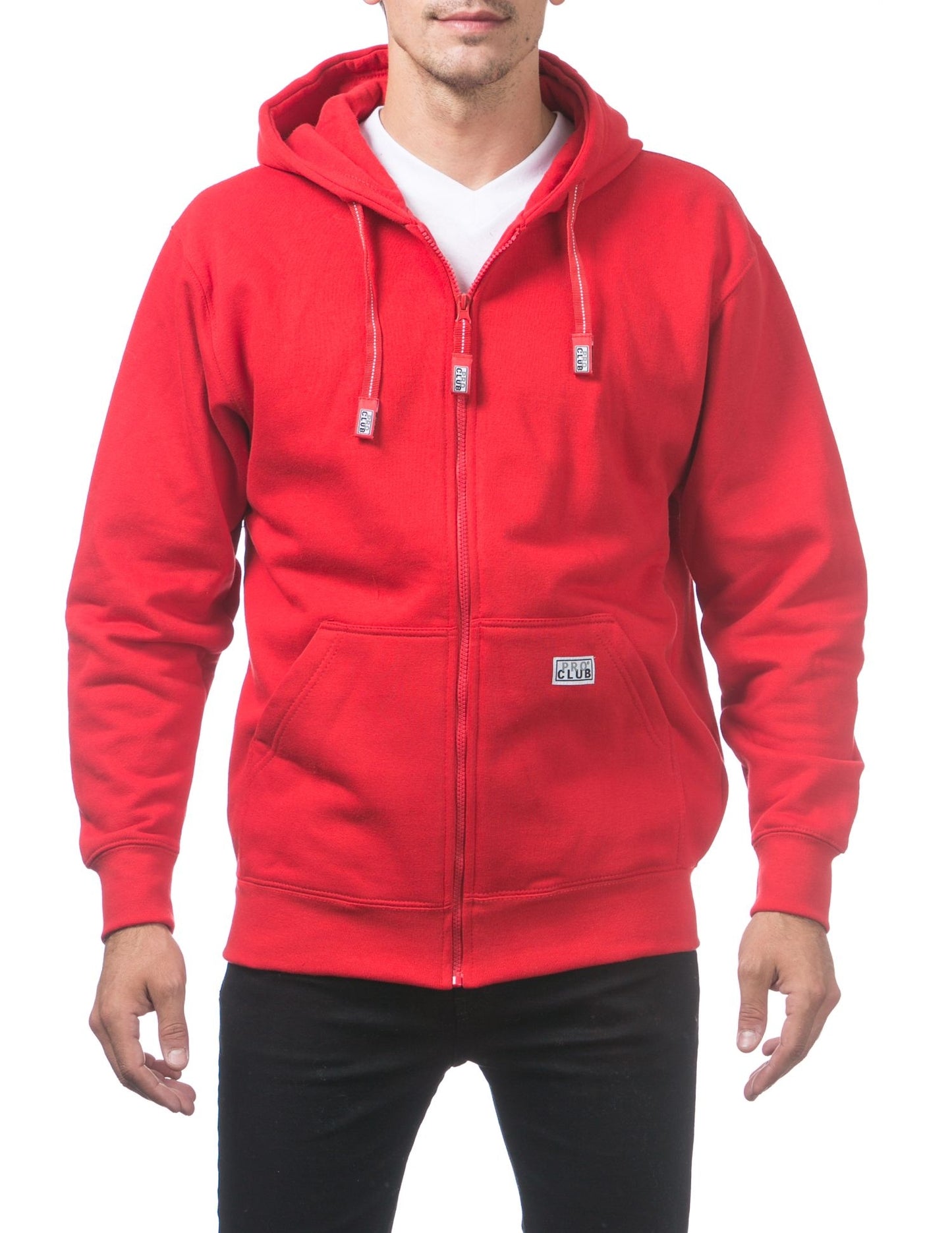 Pro Club Men's Heavyweight Full Zip Fleece Hoodie