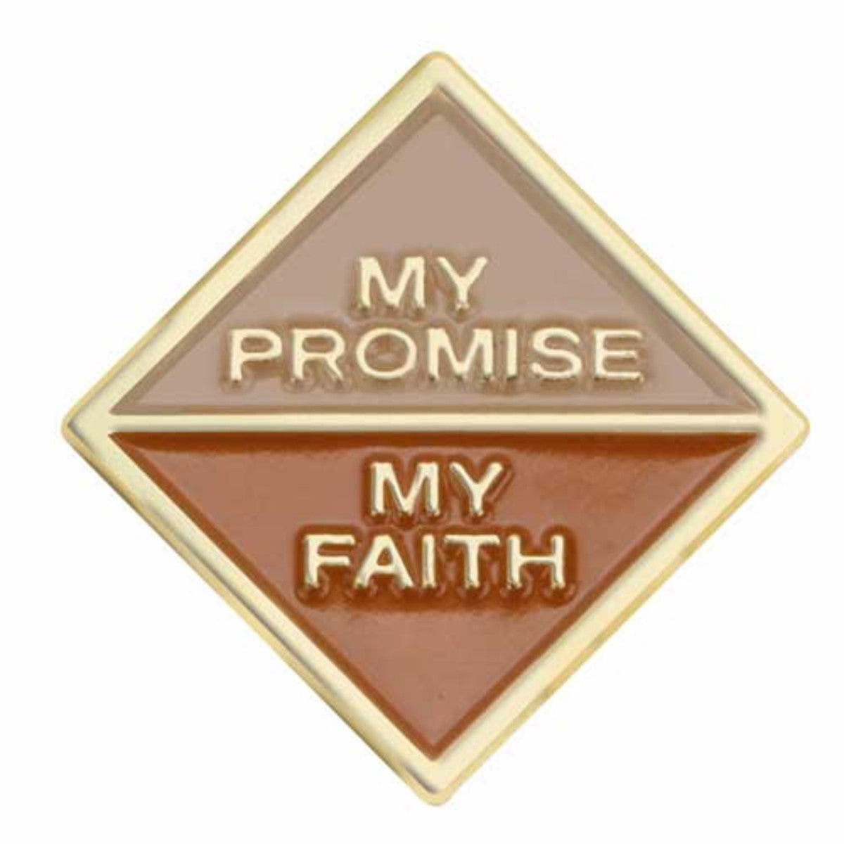 Girl Scouts Brownie My Promise, My Faith Pin - Year 1