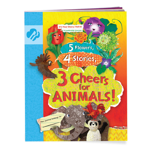 Girl Scouts Daisy 5 Flowers, 4 Stories, 3 Cheers For Animals! Journey Book