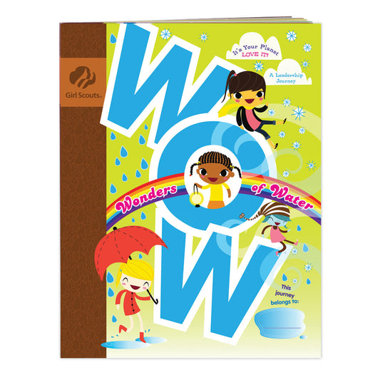 Girl Scouts WOW! Wonders Of Water Brownie Journey Book
