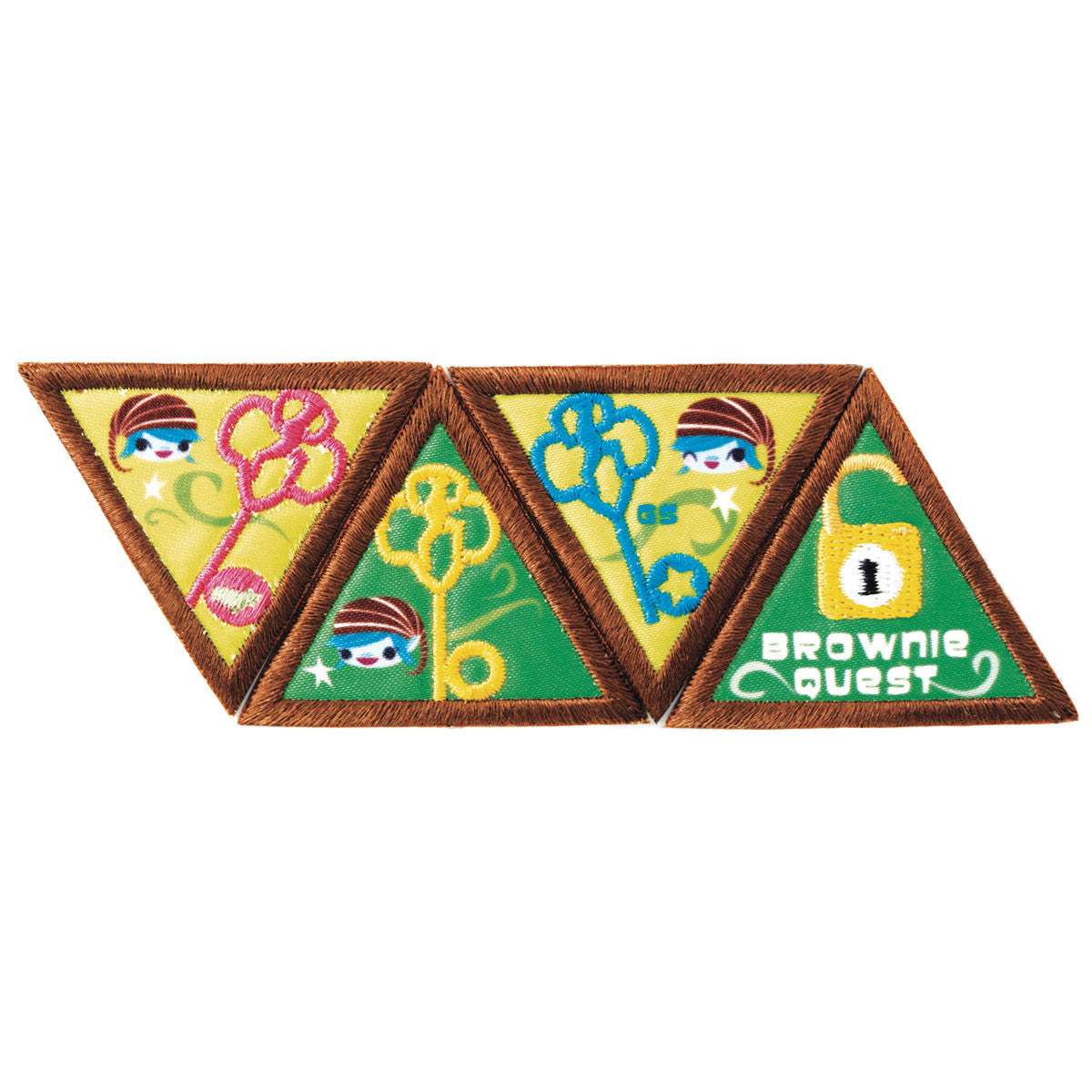 Girl Scouts Quest Brownie Journey Award Set